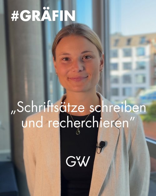 Wir stellen vor: Paula Andrich, Associate am Standort Hamburg. 📍

In 60 Sekunden beantwortet sie Fragen rund um ihre...