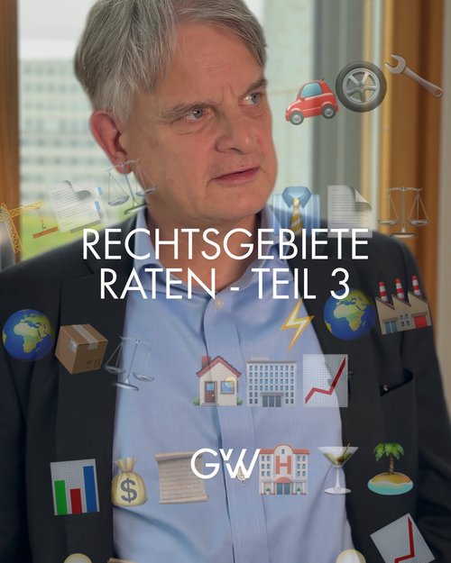 Um welches Rechtsgebiet könnte es sich handeln? Unsere Anwältinnen und Anwälte stellen sich dem dritten Teil unseres...