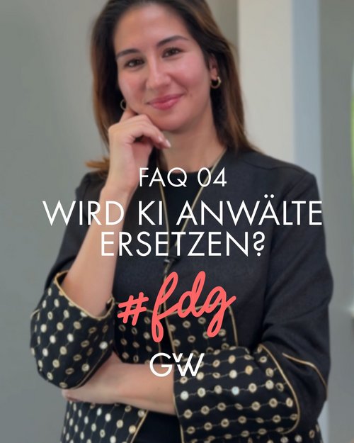 Ava A. Moussavi ist Head of Legal Operations & Tech bei GvW und gestaltet gemeinsam mit ihrem Team aktiv die digitale... Ava A. Moussavi ist Head of Legal Operations & Tech bei GvW und gestaltet gemeinsam mit ihrem Team aktiv die digitale...