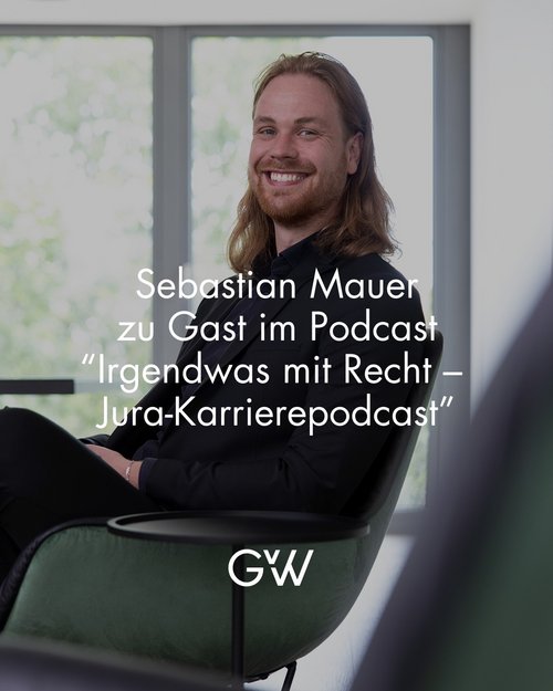 In der aktuellen Folge des Podcasts „Irgendwas mit Recht – Jura-Karrierepodcast“ ist Sebastian Mauer, Rechtsanwalt im...